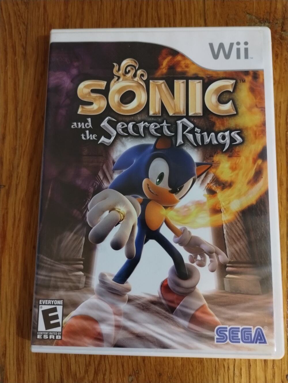 SEGA Sonic and the Secret Rings Nintendo Wii Action Adventure - CIB